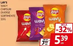 Auchan Lay's wavy chipsuri Ofertă