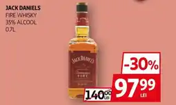 Auchan Jack daniels fire whisky 35% alcool Ofertă