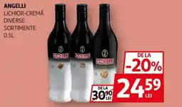 Auchan Angelli lichior-cremă Ofertă