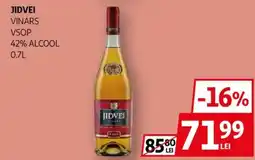 Auchan Jidvei vinars vsop 42% alcool Ofertă