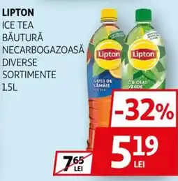 Auchan LIPTON Ice tea băutură necarbogazoasă Ofertă