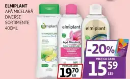 Auchan Elmiplant apă micelară Ofertă