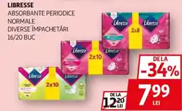 Auchan Libresse absorbante periodice normale Ofertă
