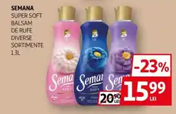 Auchan Semana super soft balsam de rufe Ofertă