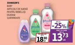 Auchan JOHNSON'S Baby articole de igienă pentru bebeluși Ofertă