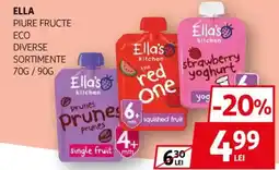 Auchan Ella Piure fructe eco Ofertă