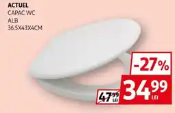 Auchan Actuel capac wc alb Ofertă