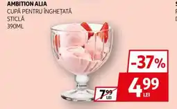 Auchan Ambition Alia cupă pentru înghețată sticlă Ofertă