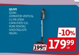 Auchan Qilive Q5584 Aspirator vertical cu fir 400W Ofertă