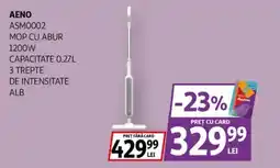 Auchan AENO ASM0002 Mop cu abur 1200W Ofertă