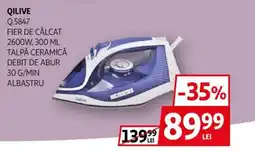 Auchan QILIVE Q.5847 Fier de călcat Ofertă