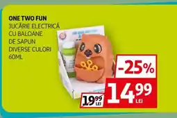 Auchan One Two Fun jucărie electrică cu baloane de sapun Ofertă