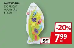 Auchan One Two Fun Joc pescuit mulinetă & 8 peşti Ofertă