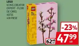 Auchan LEGO Icons creator expert - flori de cireş Ofertă