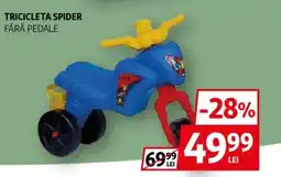 Auchan Tricicleta Spider fără pedale Ofertă