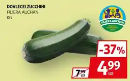 Auchan Dovlecei zucchini filiera Auchan Ofertă