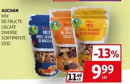 Auchan Auchan Mix de fructe uscate Ofertă