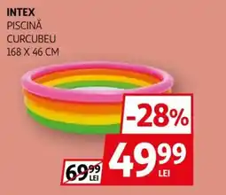Auchan Intex Piscină curcubeu Ofertă
