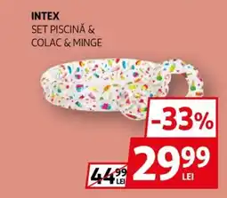 Auchan Intex set Piscină & colac & minge Ofertă