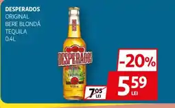 Auchan DESPERADOS Original bere blondă Tequila Ofertă