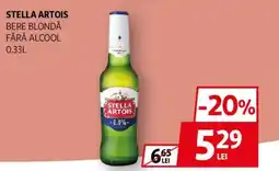 Auchan STELLA ARTOIS Bere blondă fără alcool Ofertă