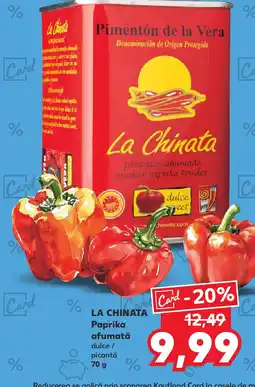 Kaufland LA CHINATA Paprika afumată Ofertă