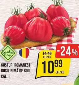 Mega Image Gusturi românești roşii inimă de bou, CAL. II Ofertă
