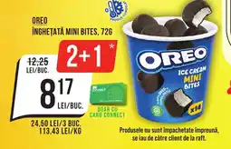 Mega Image OREO Înghețată mini bites Ofertă