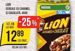 Mega Image LION Cereale cu caramel și ciocolată Ofertă