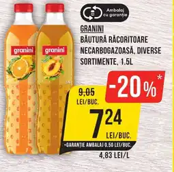 Mega Image GRANINI Băutură răcoritoare necarbogazoasă Ofertă