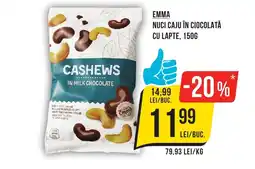 Mega Image EMMA Nuci caju în ciocolată cu lapte Ofertă