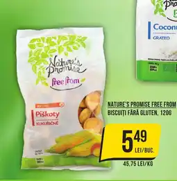Mega Image Nature's Promise Free from Biscuiți fără gluten Ofertă