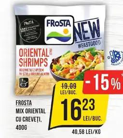 Mega Image Frosta mix oriental cu creveți Ofertă