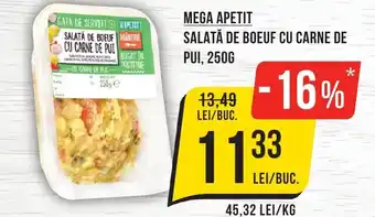 Mega Image Mega apetit salată de boeuf cu carne de pui Ofertă
