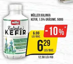 Mega Image Müller kalinka kefir, 1.5% grăsime Ofertă