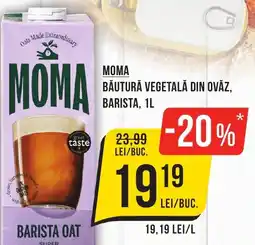 Mega Image Moma băutură vegetală din ovăz, barista Ofertă