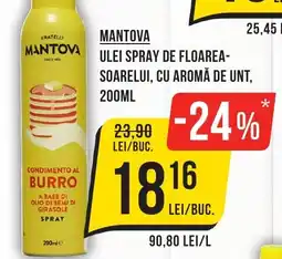 Mega Image Mantova ulei spray de floarea- soarelui, cu aromă de unt Ofertă