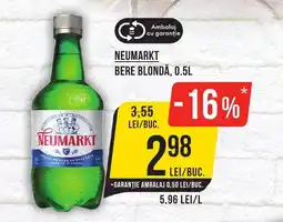 Mega Image Neumarkt bere blondă Ofertă