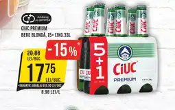 Mega Image Ciuc premium bere blondă Ofertă