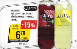 Mega Image VOSLAUER Apă cu gust de căpşuni/ lămâie/mango și piersici Ofertă