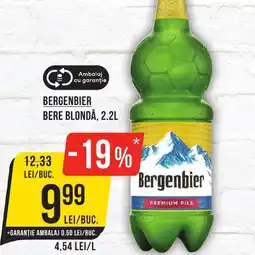 Mega Image Bergenbier bere blondă Ofertă