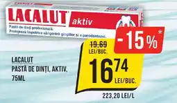 Mega Image Lacalut pastă de dinți, aktiv Ofertă