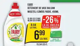 Mega Image Fairy detergent de vase balsam museţel/lămâie/rodie Ofertă
