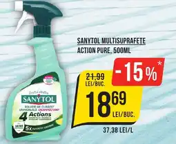 Mega Image Sanytol multisuprafeţe action pure Ofertă