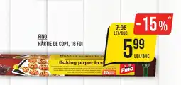 Mega Image Fino hârtie de copt, 16 foi Ofertă