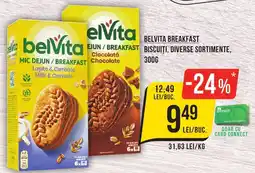 Mega Image Belvita breakfast biscuiti Ofertă