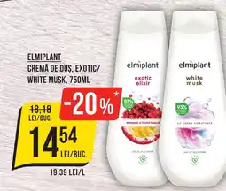 Mega Image Elmiplant cremă de duș, exotic/ white musk Ofertă