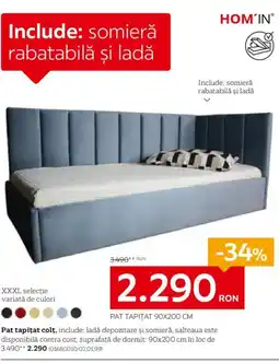 XXXLutz Pat tapiţat colț Ofertă