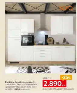 XXXLutz Bucătărie făra electrocasnice Ofertă