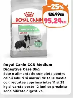 Animax ROYAL CANIN CCN Medium Digestive Care Ofertă